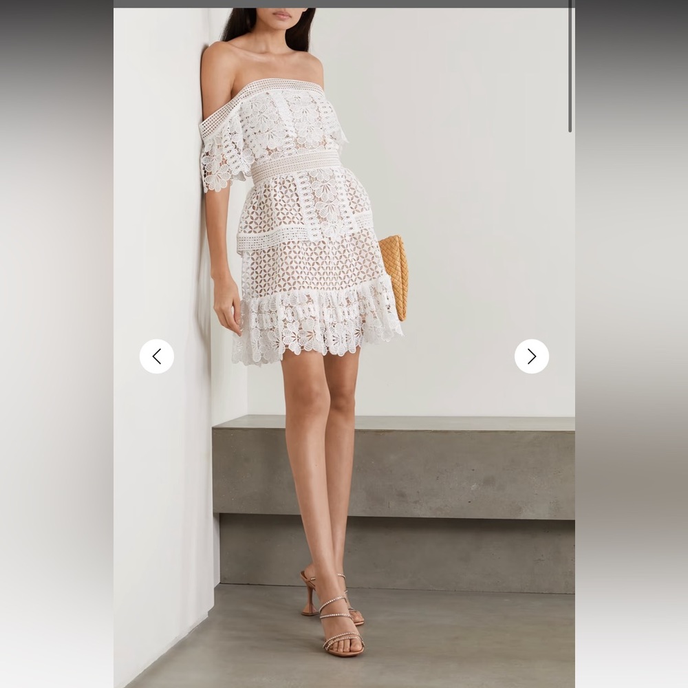 NWT self portrait off the shoulder dress